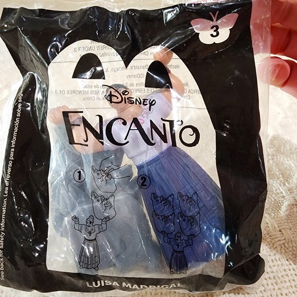 McDonalds 2021 Happy Meal Toy: Disney Encanto Luisa Madrigal #3 - NEW - Picture 1 of 3